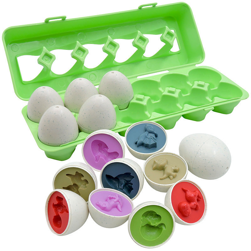 Educational Shape and Color Matching Egg Toy for Toddlers