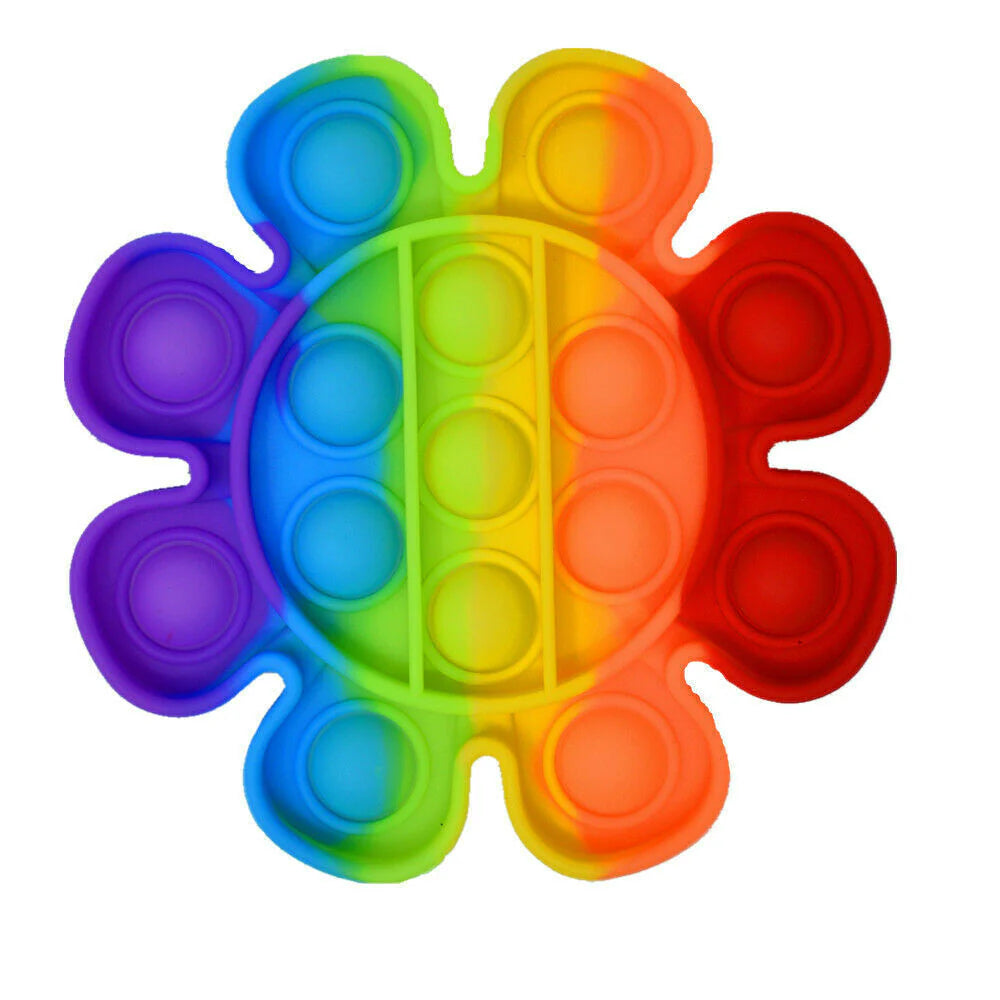 Popit Fidget Toy - Push Bubble Sensory Stress Relief Game for Kids and Families